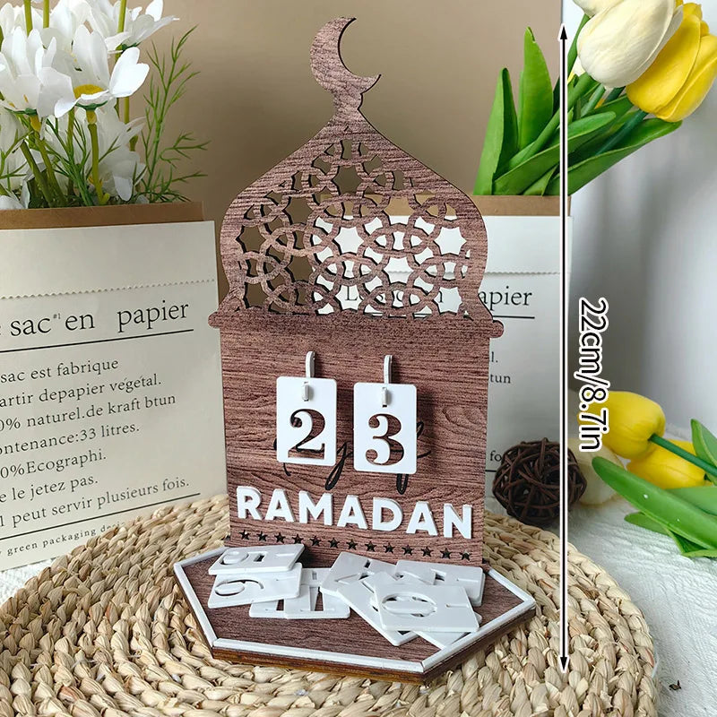 Eid Advent Calendars Ramadan Countdown Calendar 2026 Muslim Islamic Festive Decor Eid al-Fitr Decorations Eid Mubarak Gifts