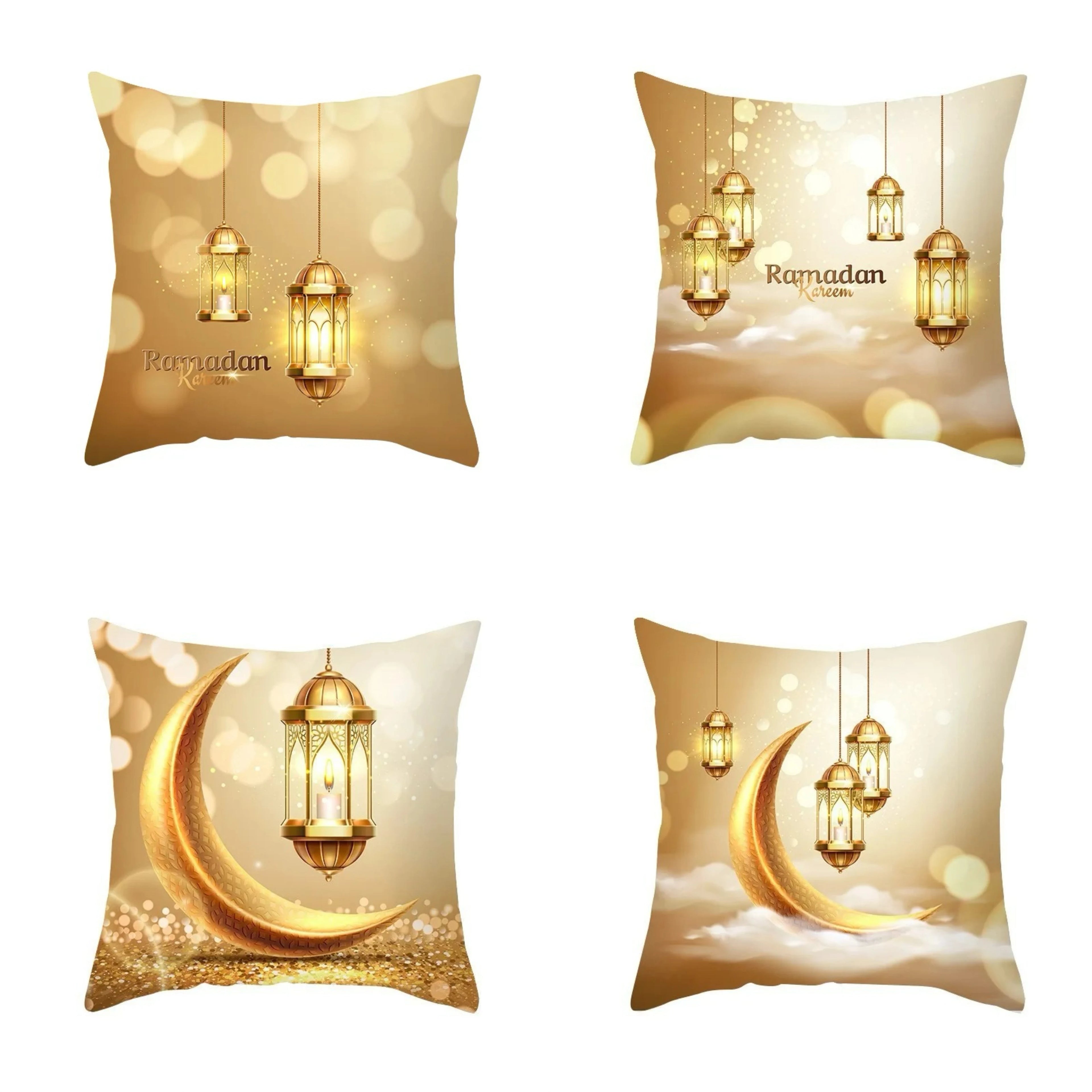 EID Mubarak Decor Cushion Cover Aid Ramadan Decorations 2024 Islamic Muslim Decor Ramadan Kareem EID Al Adha Ramada Pillowcase