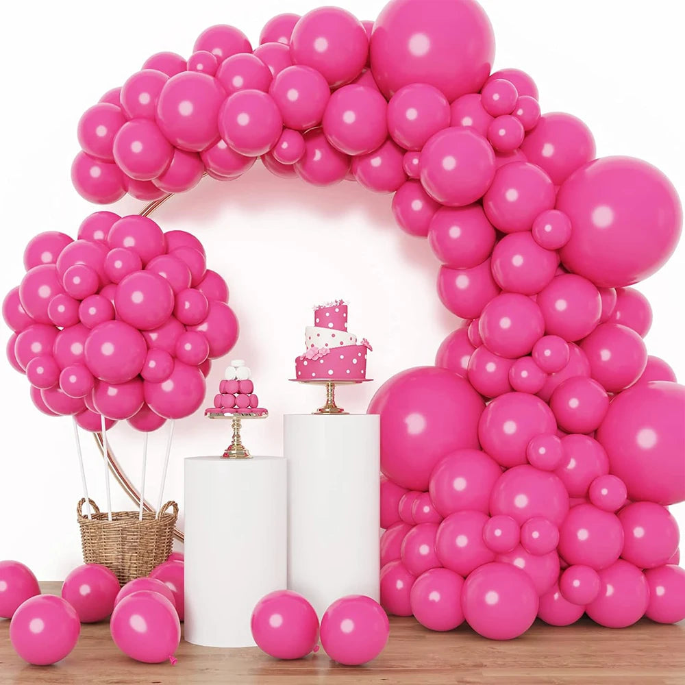 Pastel Pink Blue Balloons Black White Red Balloon Birthday Party Baby Shower Wedding Gender Reveal Birrthday Party Decoration