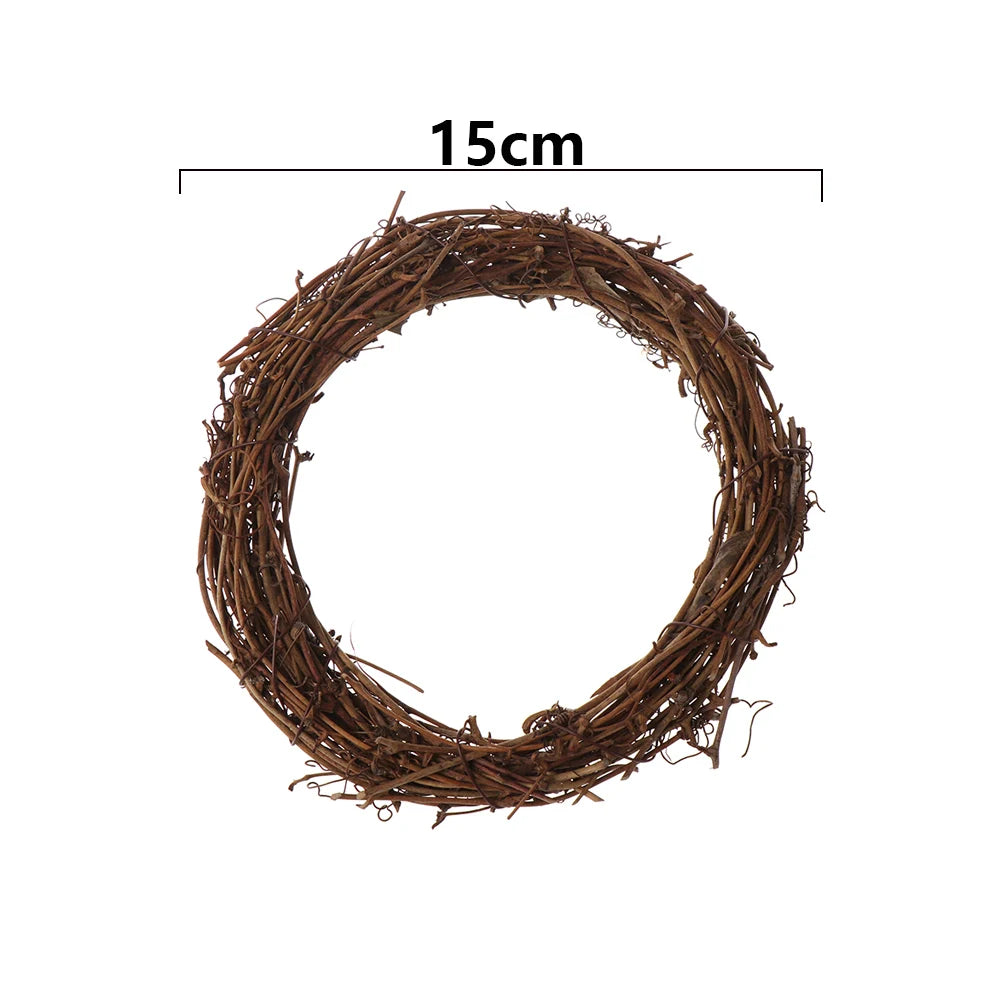 8-30CM Ramadan Decoration Eid Murbark Wedding Wreaths Decoration Garland Material Rattan Wreath DIY Wreath Party