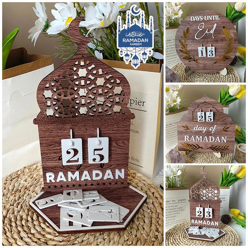 Ramadan Decorations 2026 Ramadan Advent Calendar Ornament Islam Muslim Countdown Calendar Eid Mubarak Gift