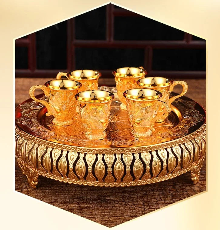 Luxury Ramadan Tea Cup Set with Tray – Wholesale Islamic Gift