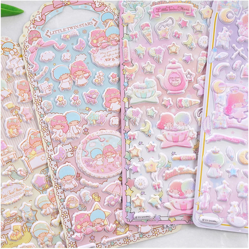 3D Gemini 3D Stickers Handmade Puzzle Cartoon Decorative Stickers Mobile Phone Stickers Festival Gifts