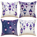 EID Mubarak Decor Cushion Cover Ramadan Decor for Home 2026 Islamic Muslim Ramadan Kareem EID Al Adha Gift Sofa Pillowcase 4Pcs