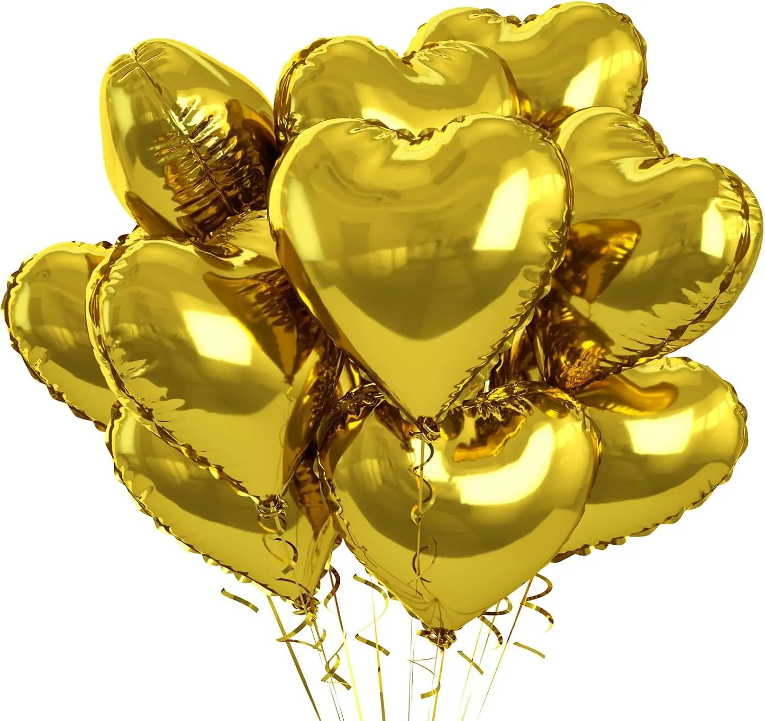 10pcs 18inch Heart Foil Balloons Pink Sage Green Heart Balloon for Birthday Party Valentines Day Wedding Anniversary Decorations