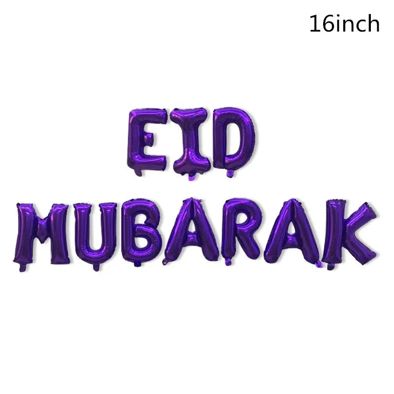 10Pcs Eid Umrah Mubarak Latex Balloon Ramadan Kareem Festival Muslim Islamic Ramadan Party Eid Al-Firt Home Decoration Supplies