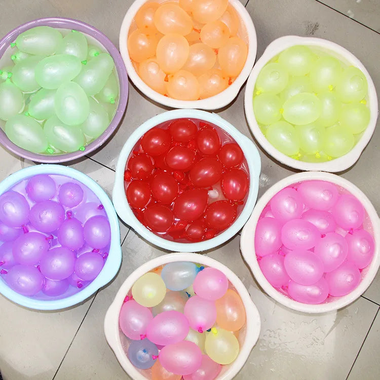 111pcs Water Balloons Refill Package Funny Summer Outdoor Toy Water Balloon Bombs Summer Novelty Gag Toys For Children
