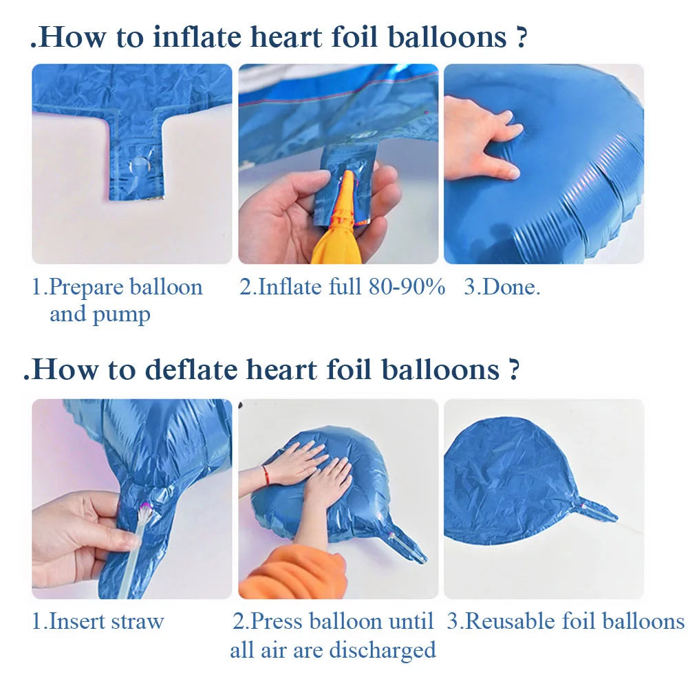 10/5/3Pcs Cream Heart Foil Balloons 18inch Multi Pink Beige Heart Helium Balloons for Wedding Birthday Party Decorations Globos