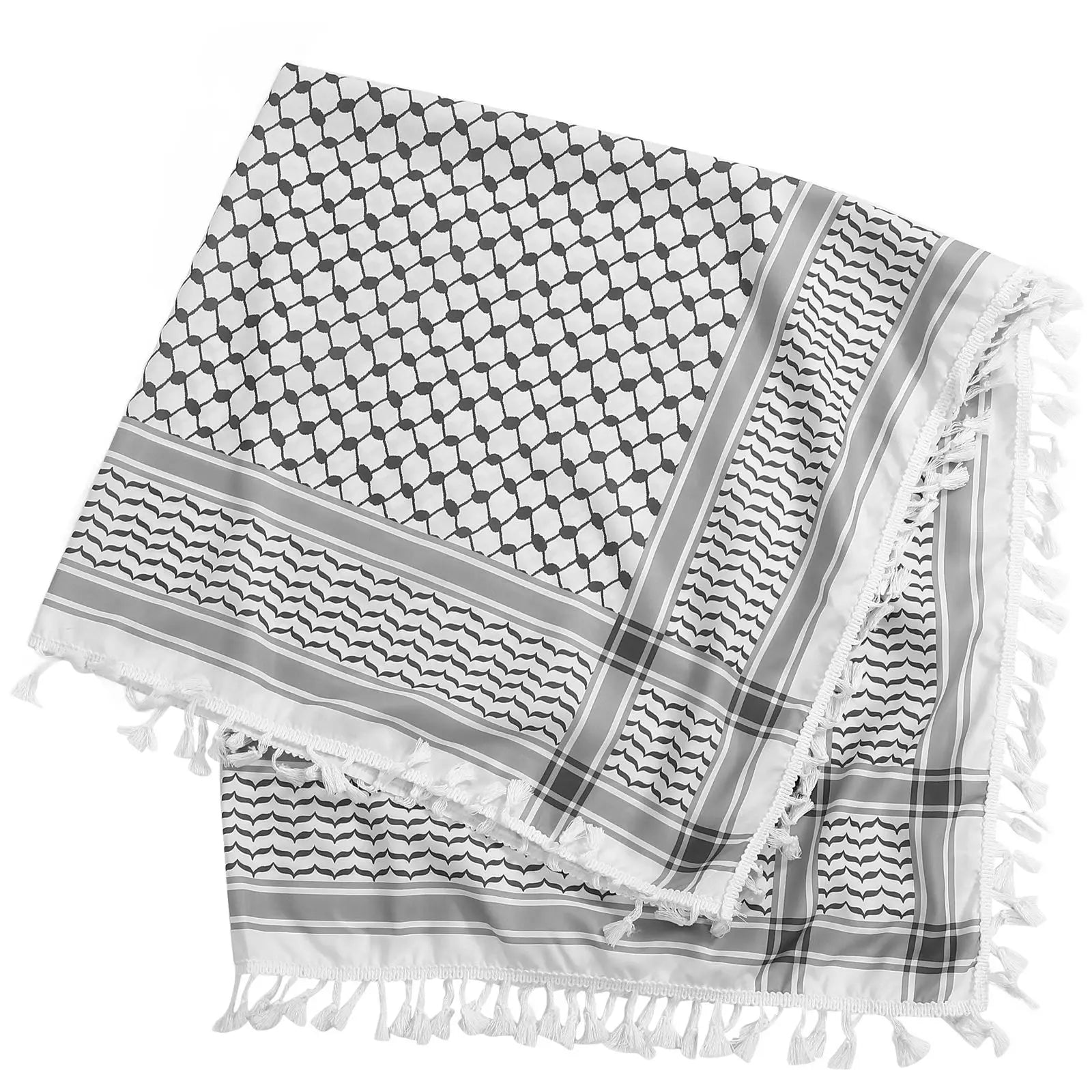 Arab Head Wrap Scarf Middle Eastern Adult Outdoor Tactically Turban Multi Purpose Head Wrap Religious Gathering Kerchief Tasse