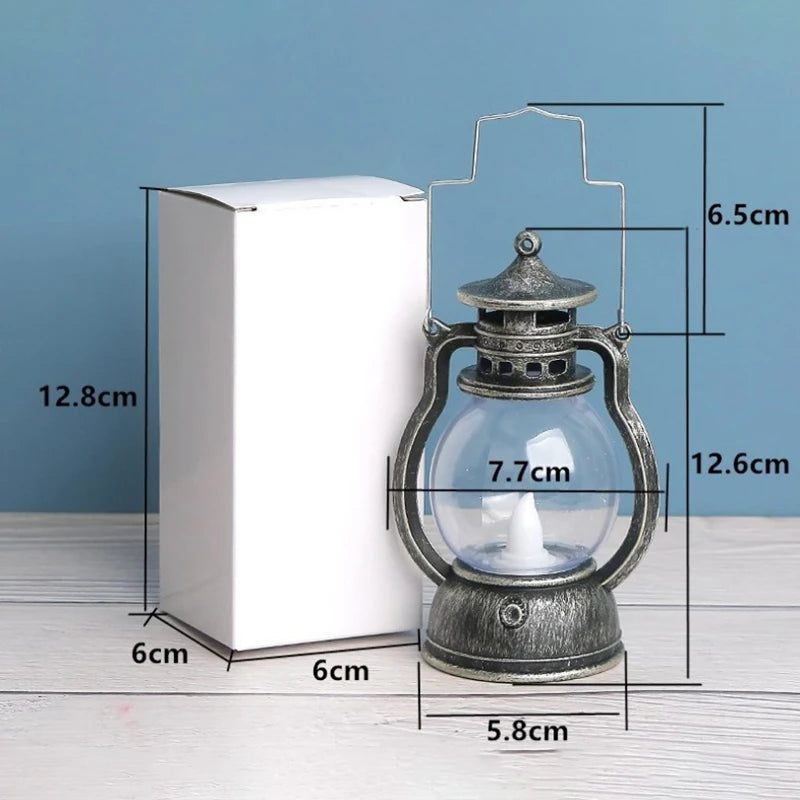Retro Oil Lamp Halloween Decorative Led Small Home Party Lantern