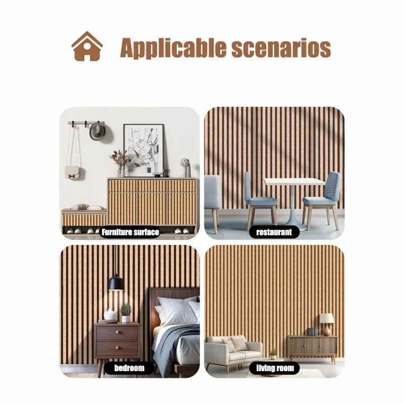 Grid Stripes Peel and Stick Wallpaper Self Adhesive Wall Stickers Wallpapers Home Decor PVC Room Decoration 45cm Sticker