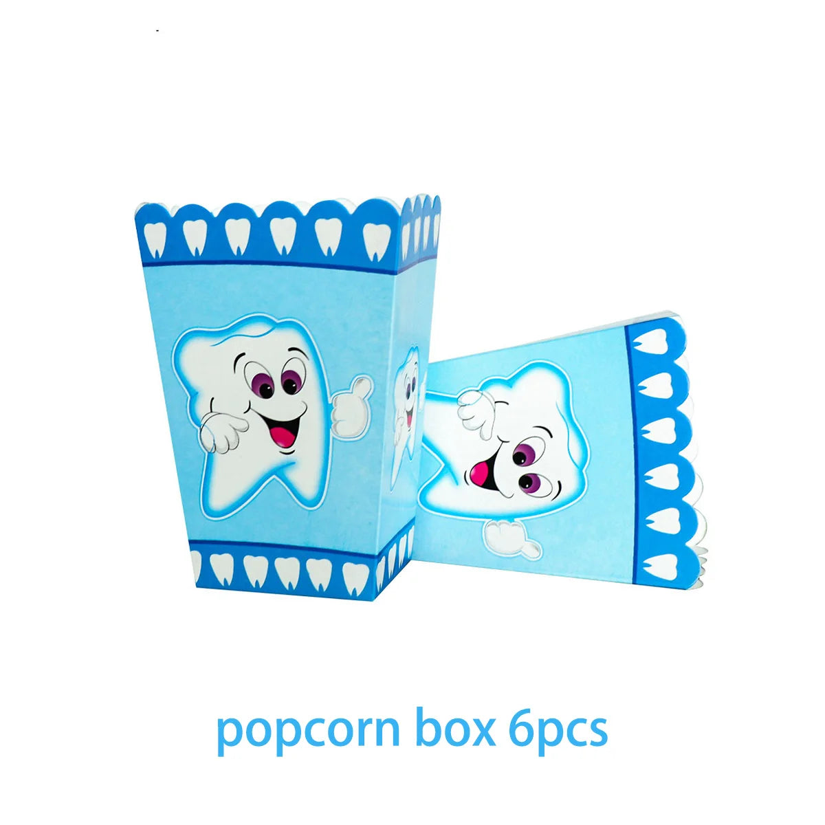 Blue My First Tooth Theme Birthday Party Decorations Disposable Tableware Balloon Banner Cake Toppers Kid Boys Baby Shower Gifts