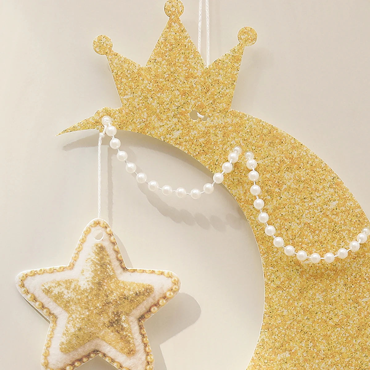 Eid Mubarak; Ramadan Moon and Star Party Background Wall Decor Hanging for Door Banner