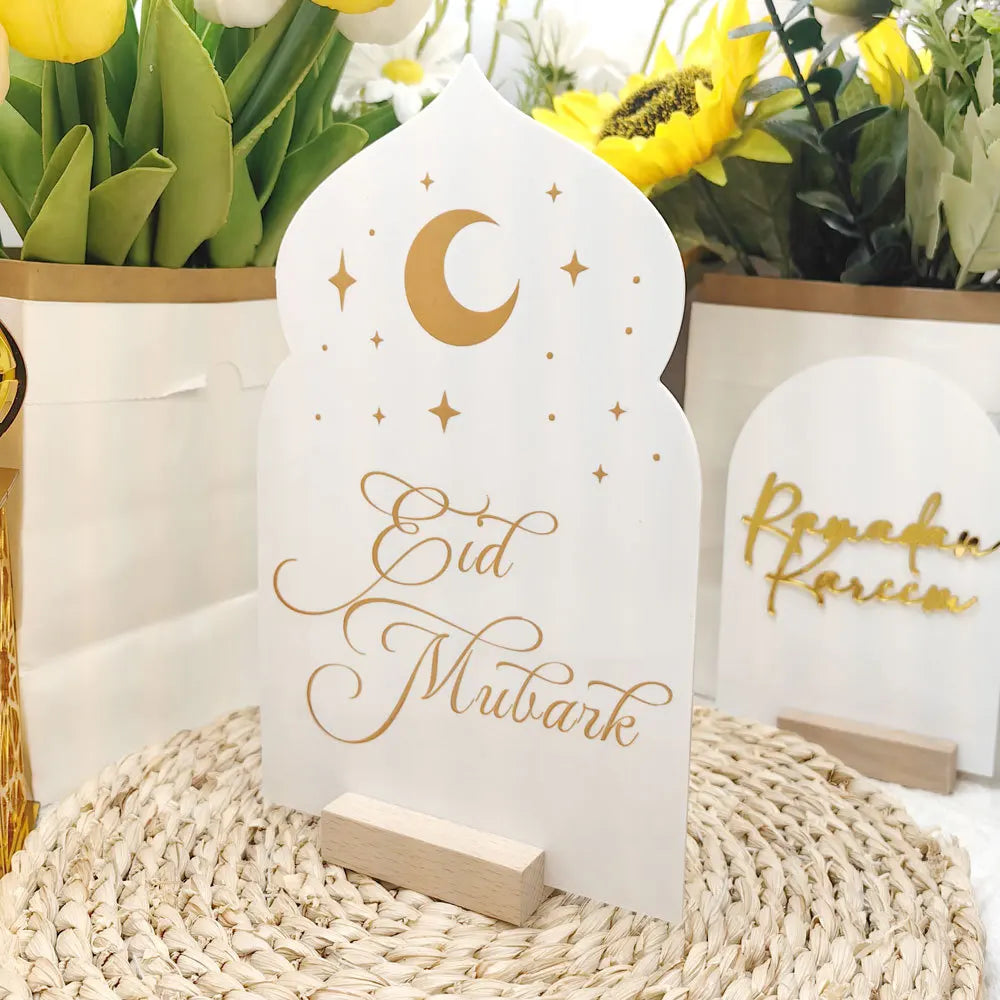 Ramadan Countdown Advent Calendar Eid Mubarak Ornaments Muslim Party Supplies 2025 Ramadan Home Decoration Accessories