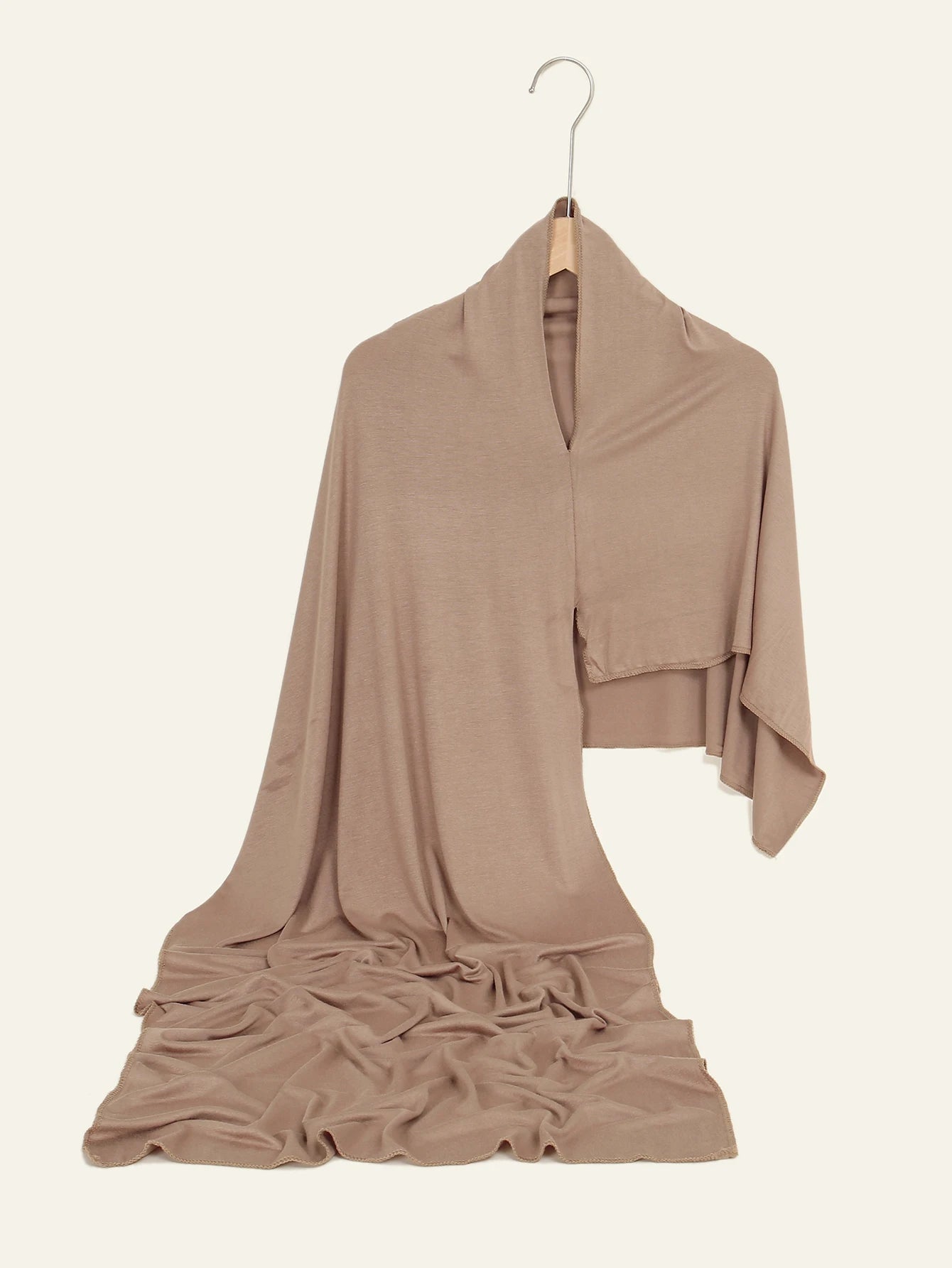 Muslim Premium Jersey Hijab Scarf Women Instant Hijab Unequal Length On Both Sides Easy to Wear Soft Jersey Plain Shawl Wraps