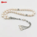 Tasbih Natural Pearl Hot sale style Freshwater pearl misbaha rosary bead pearl bracelet Women Love gift Islamic jewelry Eid gift