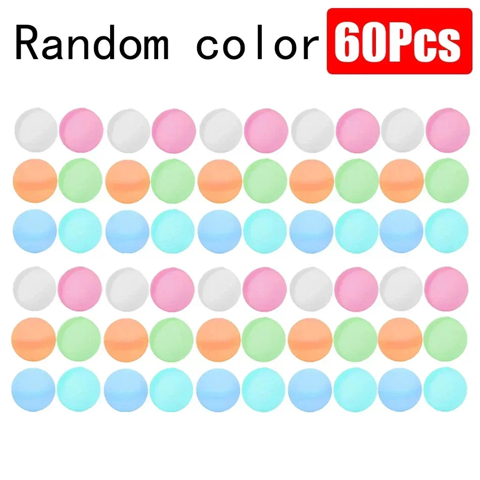 Reusable Water Balloons Toys Quick Fill Self Sealing Water Bomb for Summer Games Children's Adults Outdoor Activities Toy Gifts