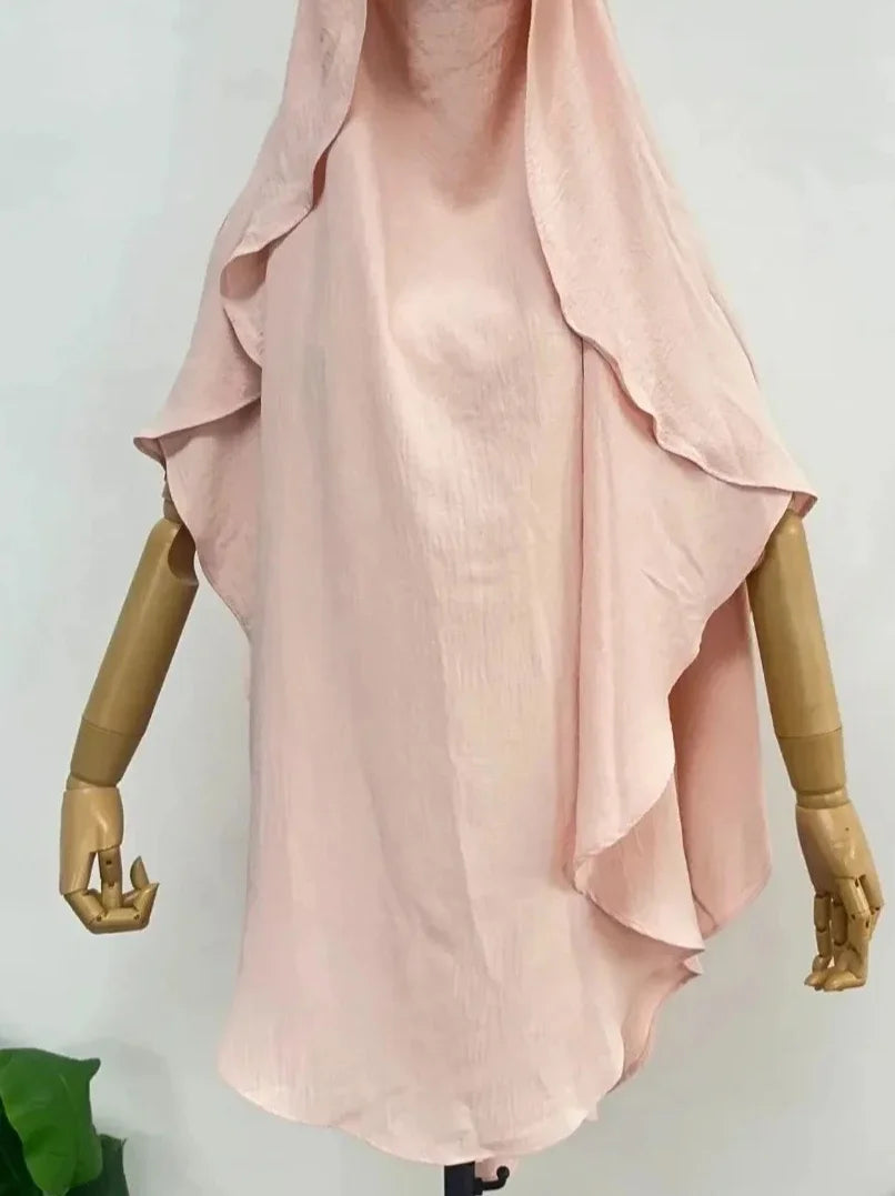 Eid Muslim Khimar Women Hijab Islamic Dubai Scarves Turban Arab Headdress Ramadan Morocco 2026 Praying Long Hijabs Headscarf