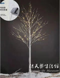 Outdoor waterproof birch tree luminous tree lanterns, background decoration ambient light scene arrangement, garden tree lights
