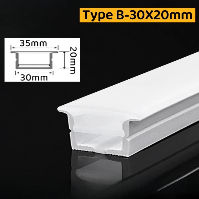 Embedded Flexible Neon Silicone Tube LED Rope Lamp Waterproof Diffuser Channel WS2811 WS2812B Outdoor Linear Ribbon Strip Lights