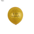 10/11/15/29/30/33pcs Eid Mubarak Balloon Ramadan Decoration For Home Aid Al-fitr Mubarak Kareem Festival Party Supplies