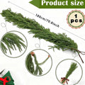 Faux Cedar Garland Holiday Atmosphere Props Artificial Greenery Garland For Winter For Outdoor Indoor Porches Front Door Living