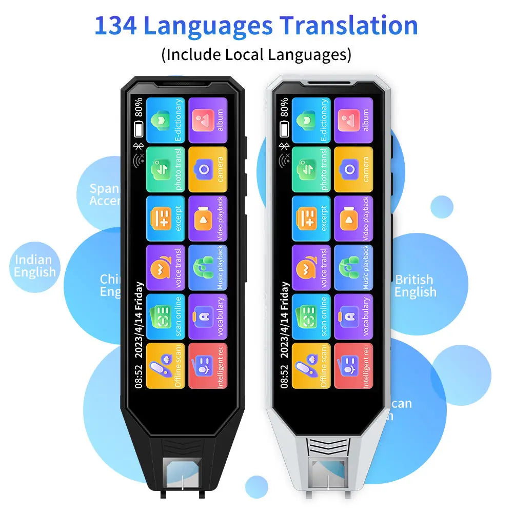 Real-Time Translation Pen for 134 Languages Reading & Dictionary
