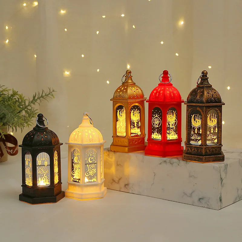 Ramadan LED Lantern Light Eid Mubarak Decoration for Home Islamic Muslim Festival Party Ramadan Kareem Decor EID Al Adha 2026