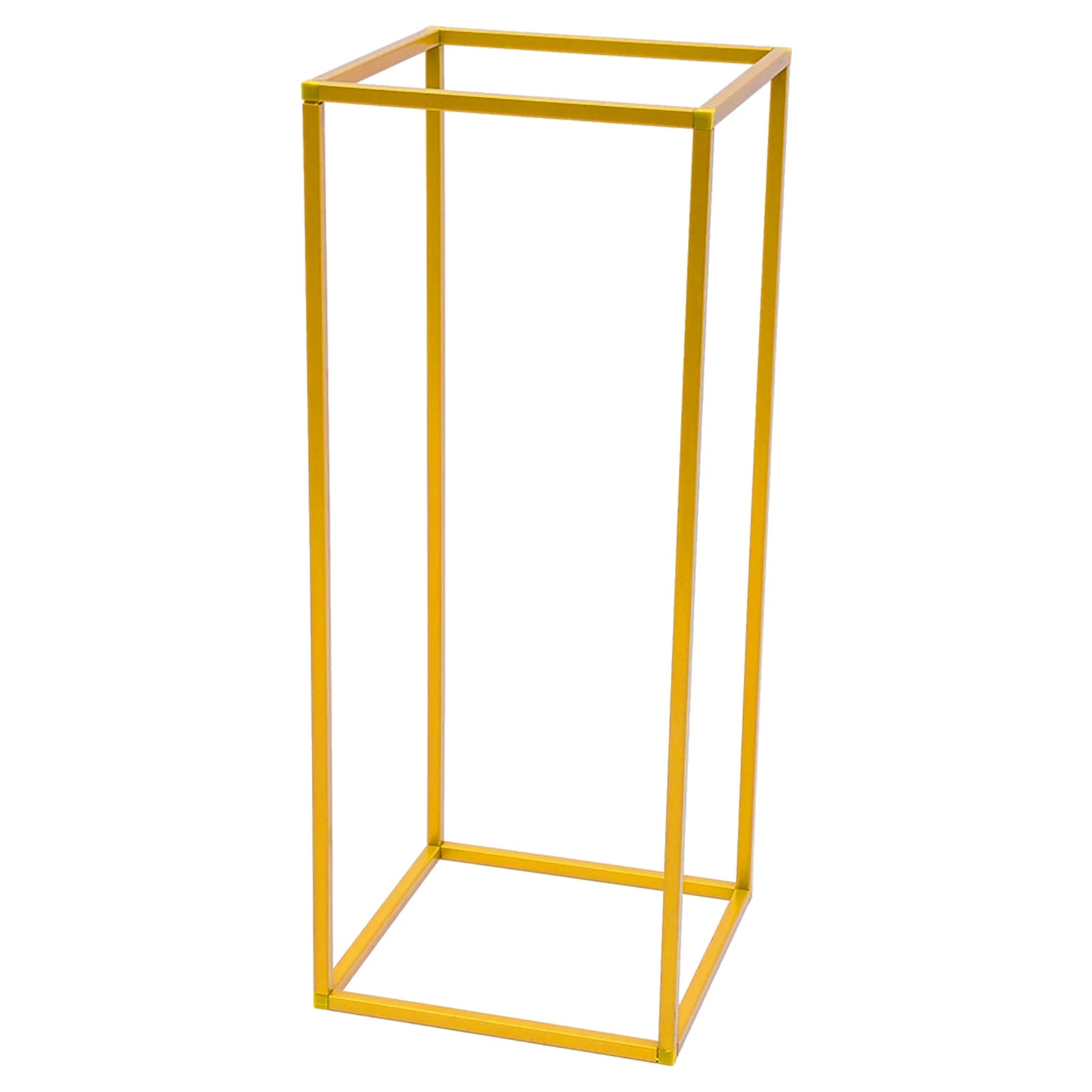 10Pcs Wedding Flower Stand Set 23.62"H Gold Metal Column Rack Wedding Party Prop Decor Balloon Display Holder Flower Vase Pillar
