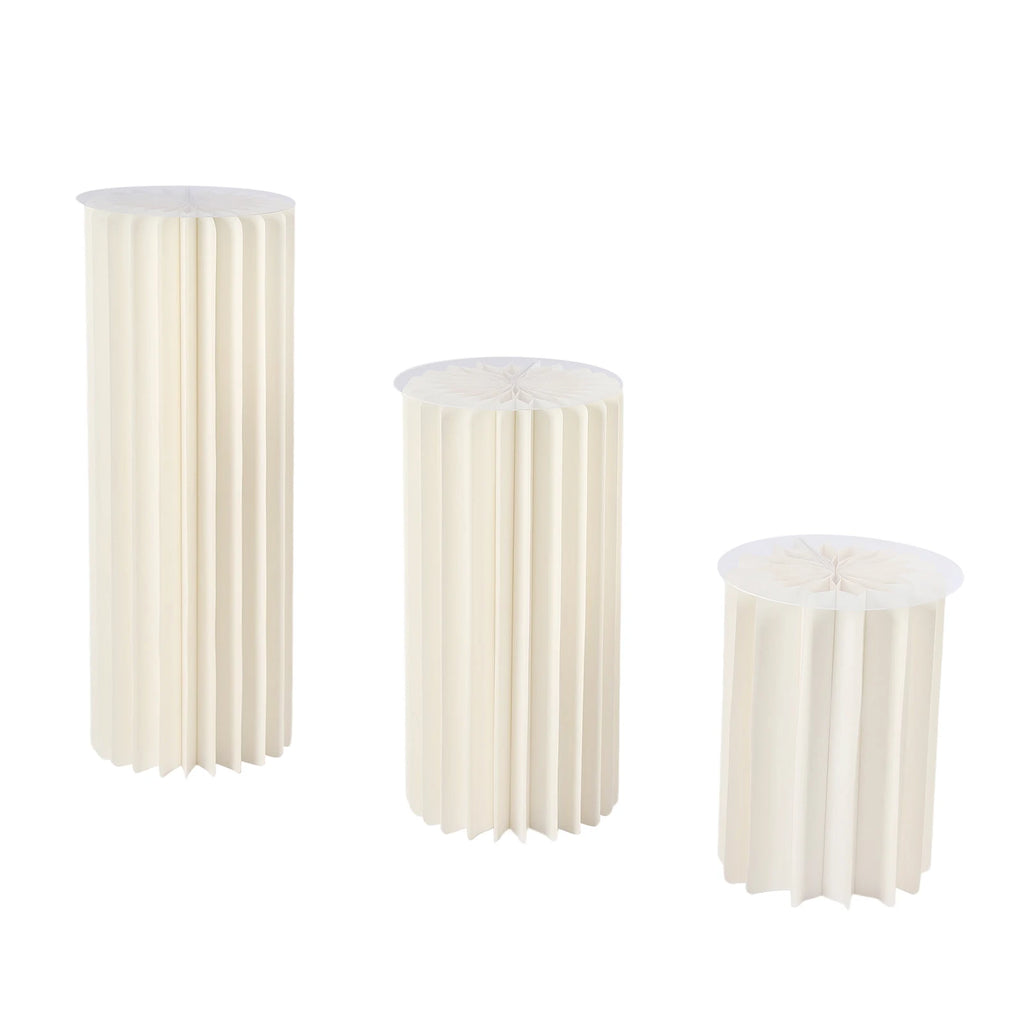 3/5Pcs Wedding Centerpieces Cardboard Vases, Flower Vase Flowers Stand for Party Tables Decorations