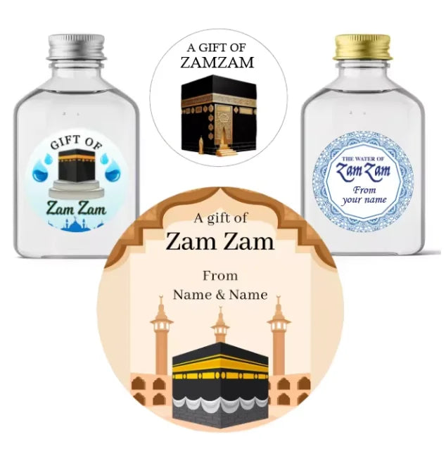 Zamzam Water Plastic Bottle Gift for Muslim Weddings & Umrah