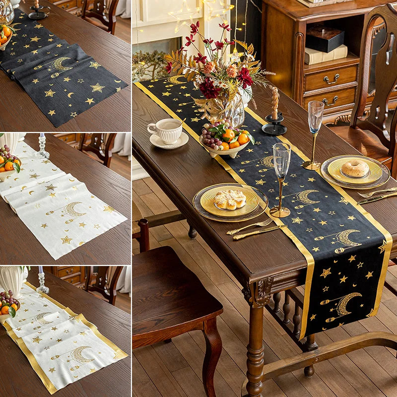 Middle Eastern Table Flag Decorations  Eid Al Fitr Parties Table Flags Dining Table Fabrics Meals Ramadan Party Decor Tablecloth