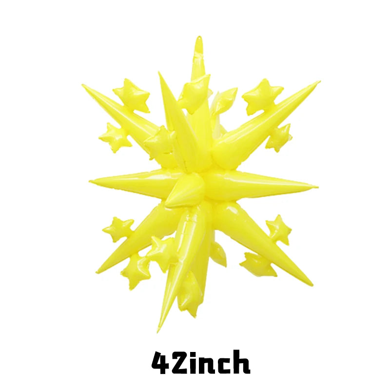 42inch Starbust Foil Balloons Gold Star Helium Globos Starbust Balloon for Birthday Decoration Chritsmas Birthday Decor Supplies
