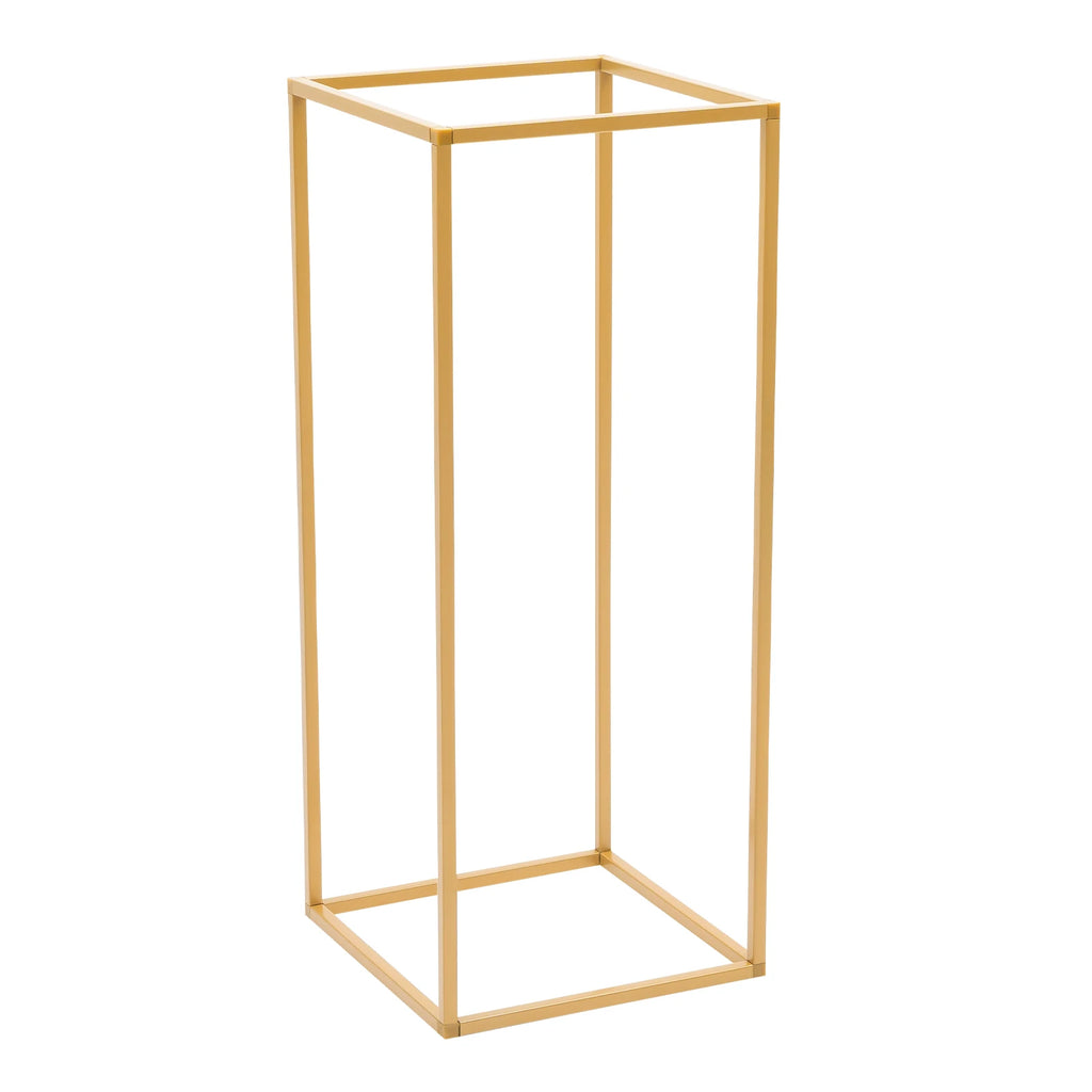 4 Different Height Wedding Flower Stand Metal Floor Geometric Vase Set Wedding Centerpieces For Table Tall Decorations For Party