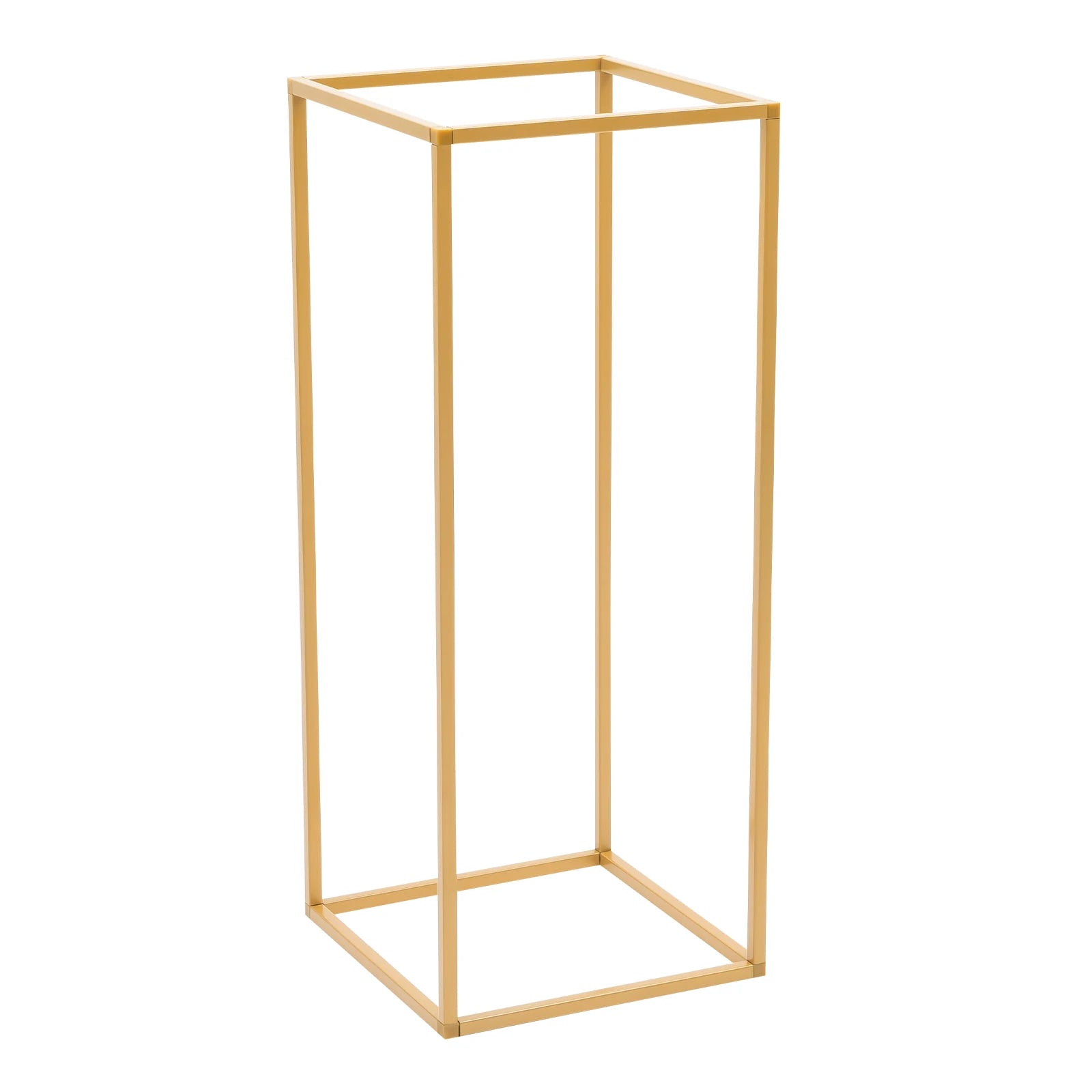 4 Different Height Wedding Flower Stand Metal Floor Geometric Vase Set Wedding Centerpieces For Table Tall Decorations For Party