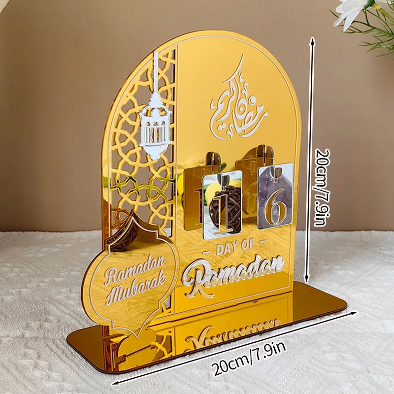 2026 Ramadan Countdown Calendar Eid Advent Calendars Muslim Islamic Eid al-Fitr Decorations Eid Mubarak Gifts