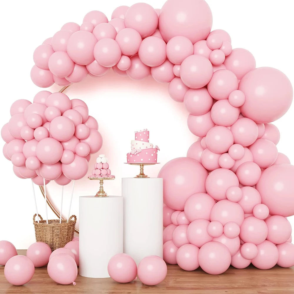 Pastel Pink Blue Balloons Black White Red Balloon Birthday Party Baby Shower Wedding Gender Reveal Birrthday Party Decoration
