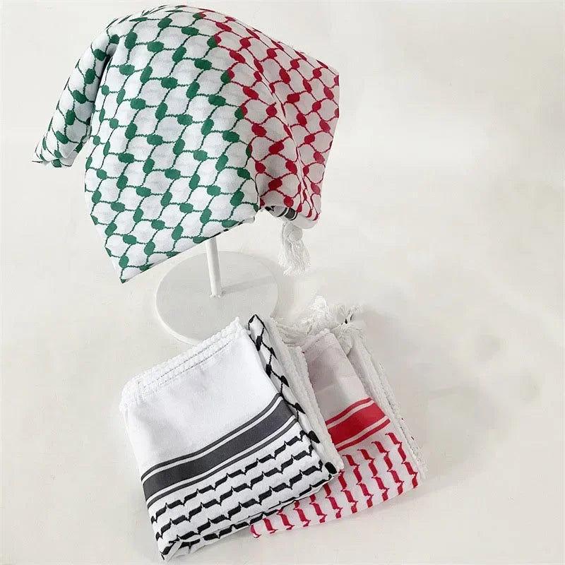 New Arab Men's and Women's Headscarf Jacquard Arafat UAE Dubai Scarf Middle East Saudi Arabia