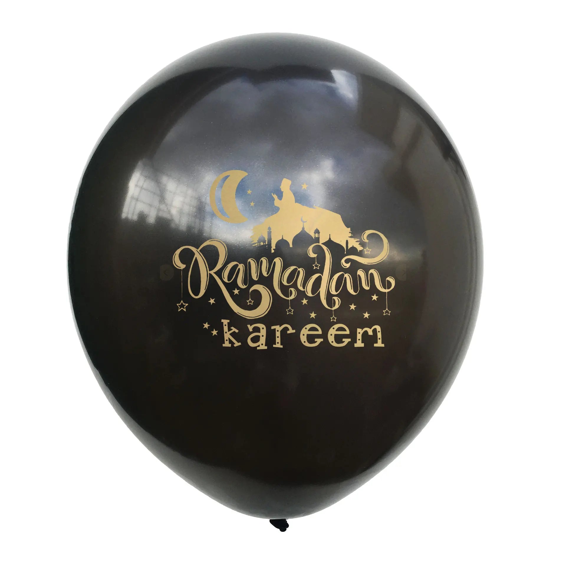 10Pcs Eid Mubarak Latex Balloon Ramadan Kareem Decoration Air Globos Ramadan Mubarak Muslim Islamic Festival Party Supplies 2024