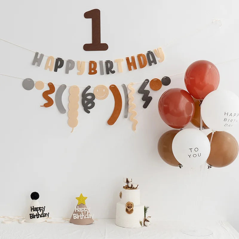 Caramel/Chocolate/Cream Number Balloon Star Heart Foil Helium Ball Kids Adult Girl Birthday Wedding Anniversary Party Decoration