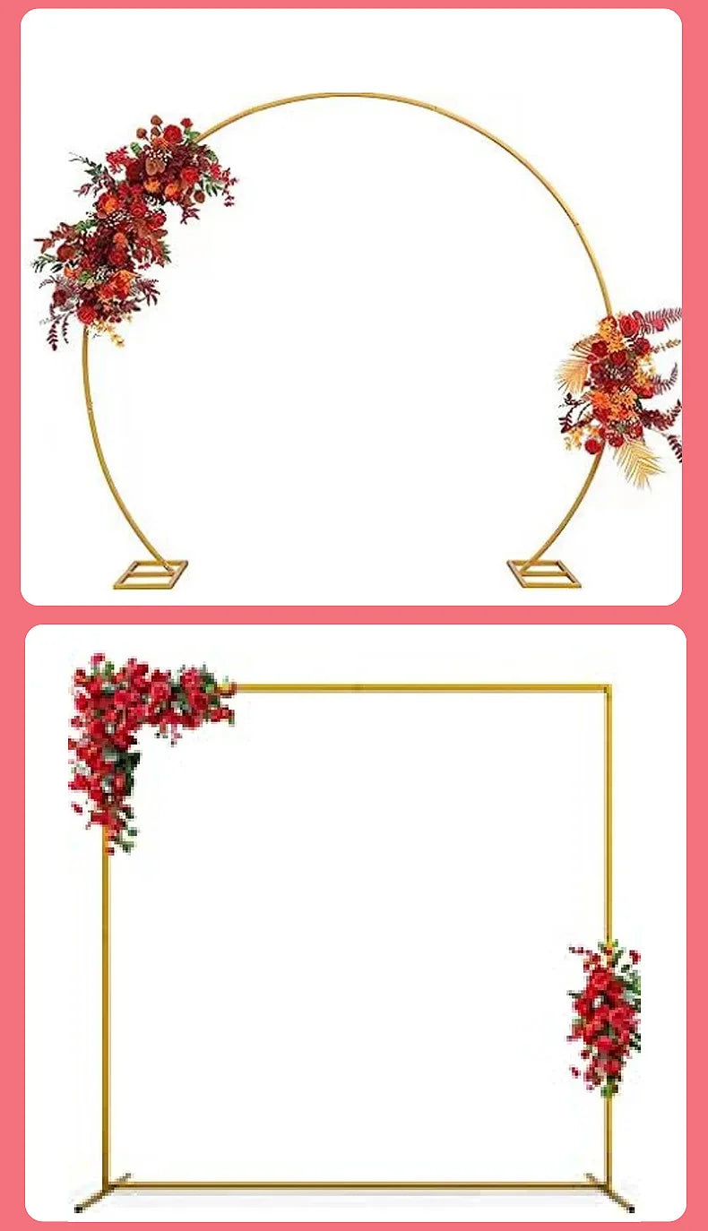 Wedding Celebration Metal Arch Kit Multifunctional Balloon Arch Ring For Party Venue Decoration