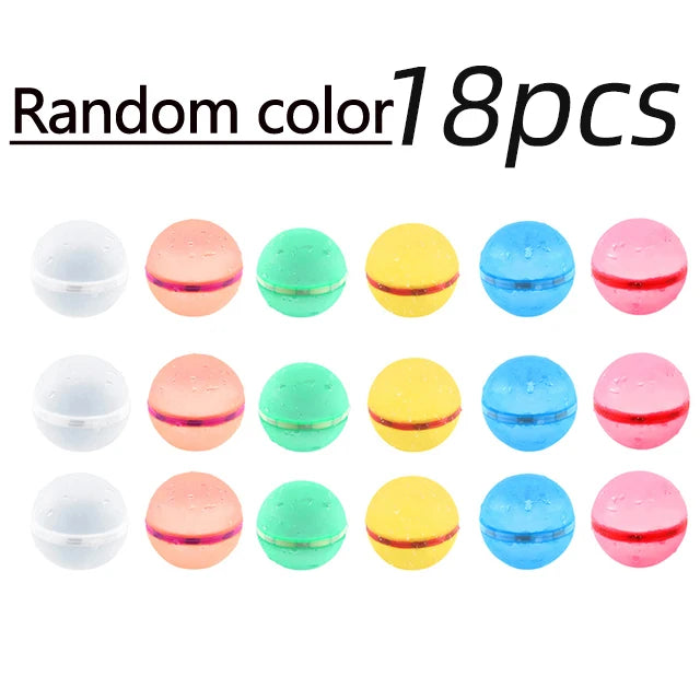 Magnetic Reusable Water Balloons Refillable Water Balloon Quick Fill Self Sealing Water Bomb Splash Balls for Kids Swimming Pool