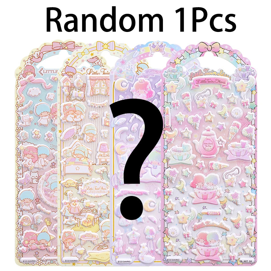 3D Gemini 3D Stickers Handmade Puzzle Cartoon Decorative Stickers Mobile Phone Stickers Festival Gifts