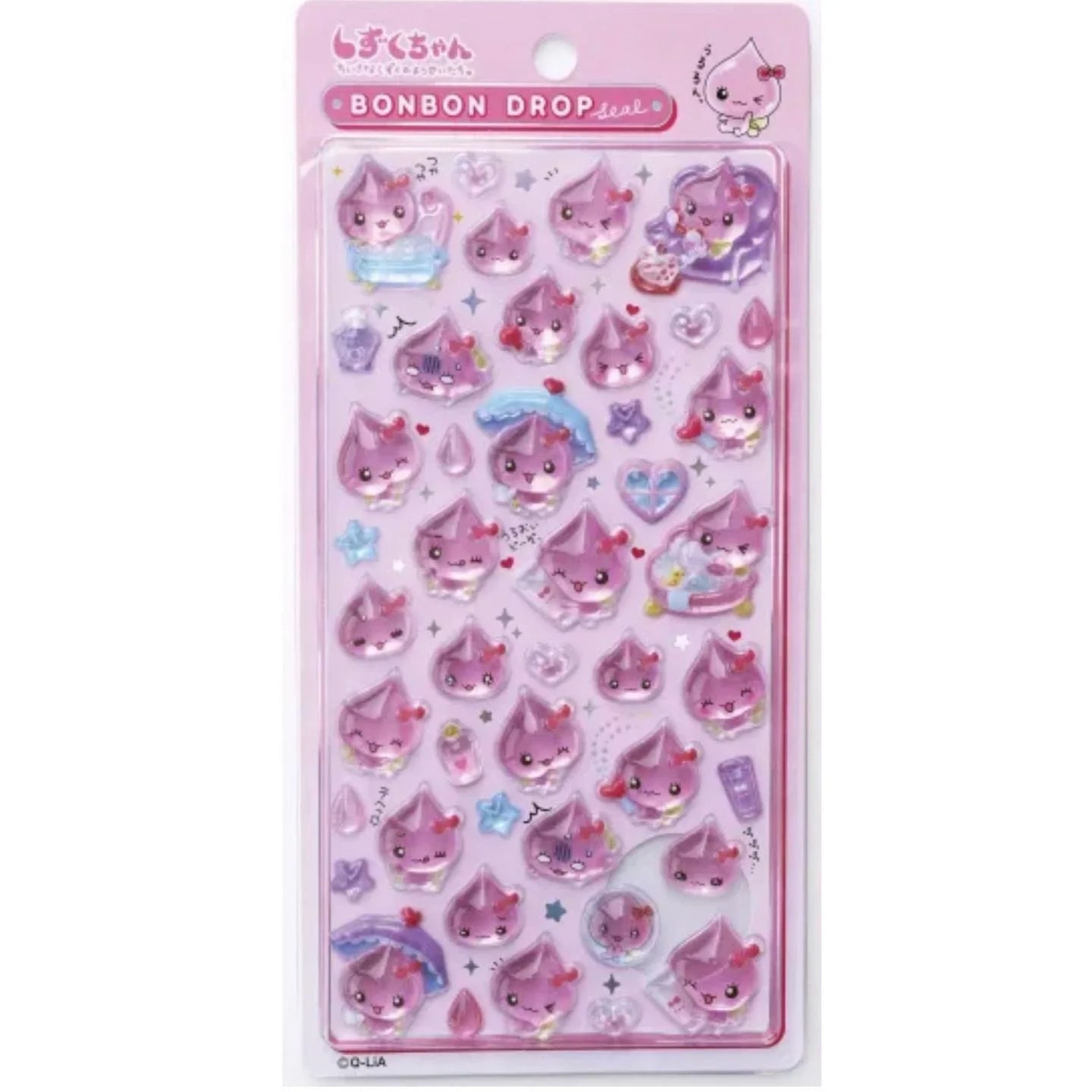 3D Water Droplet Relief Crystal Stickers Shiny Glitter Raindrop Resin Diy Decoration Scrapbooking Phone Case Journal Craft Gifts