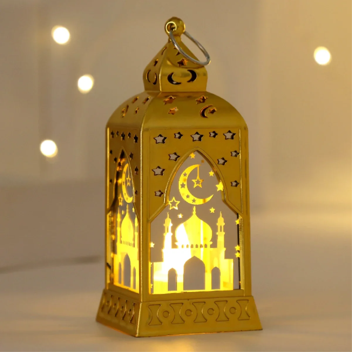 Ramadan Decoration Moon Star LED Lantern Light EID Mubarak Decorations for Home Islamic Muslim Festival Party 2026 Eid Supplies
