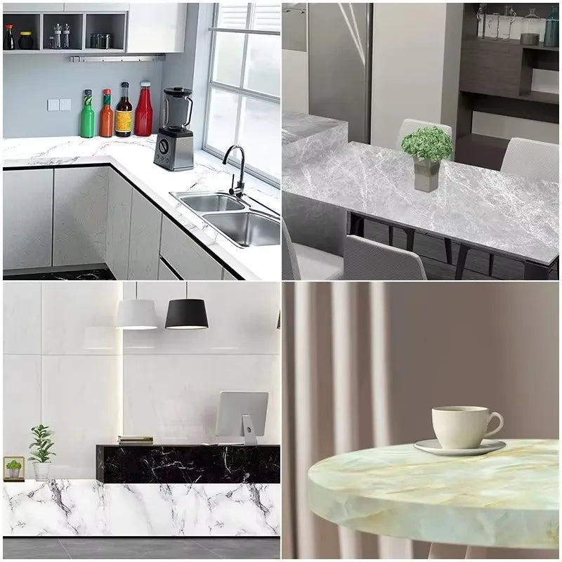 40cm New Kitchen Oil-proof Wall Stickers Self-adhesive Stain-resistant High Temperature Kitchen Countertop Protective Wallpaper