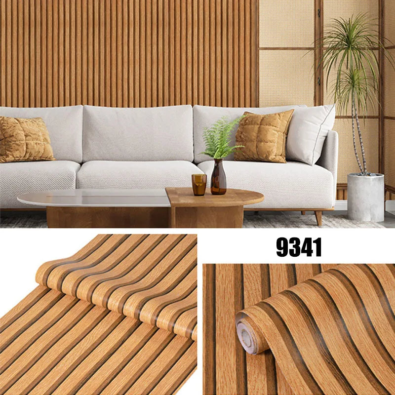 Grid Stripes Peel and Stick Wallpaper Self Adhesive Wall Stickers Wallpapers Home Decor PVC Room Decoration 45cm Sticker