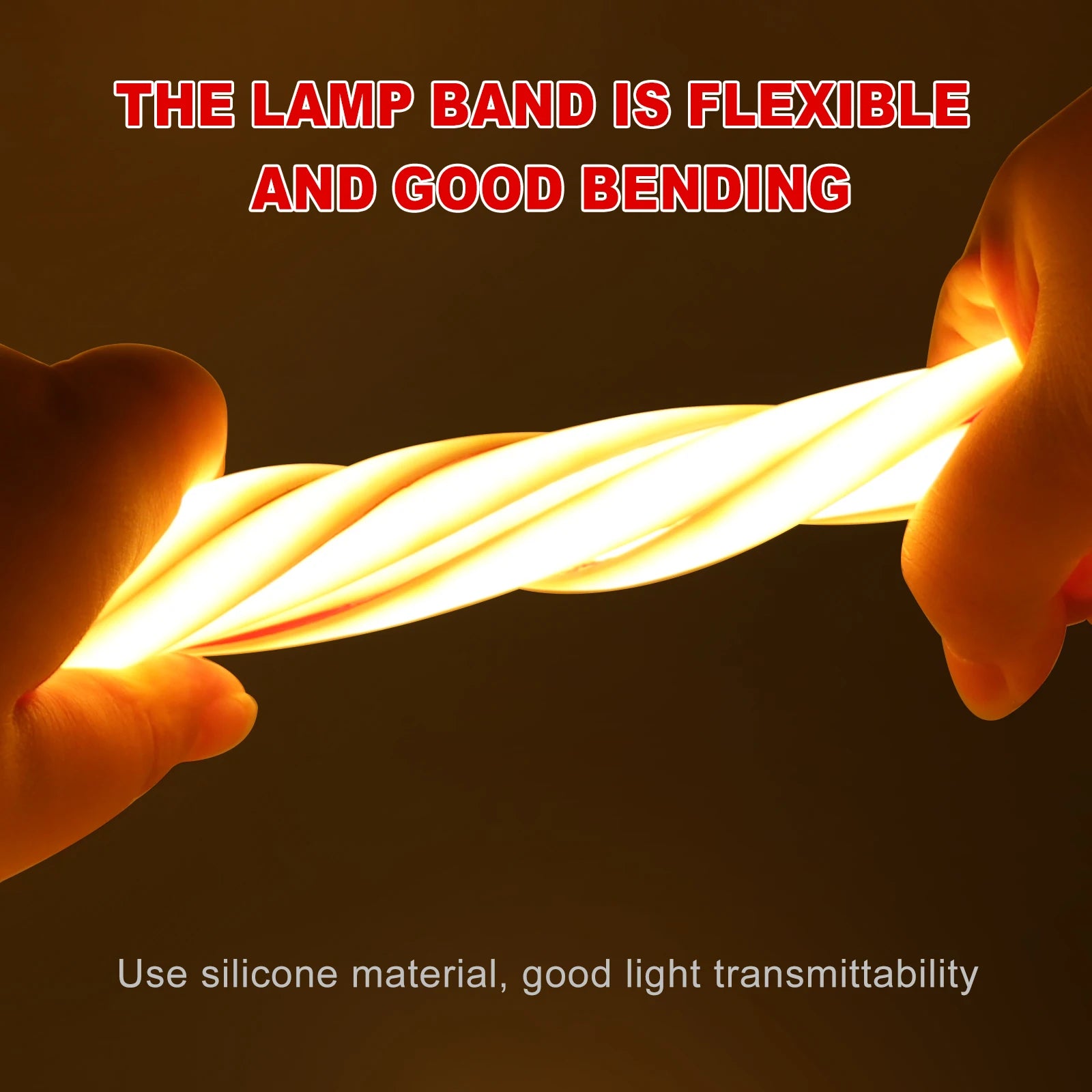 IP68 Waterproof COB LED Strip Light DC 12V 24V 320LEDs/m Red Blue Green White Linear Flexible Neon Lights for Room Garden Decor