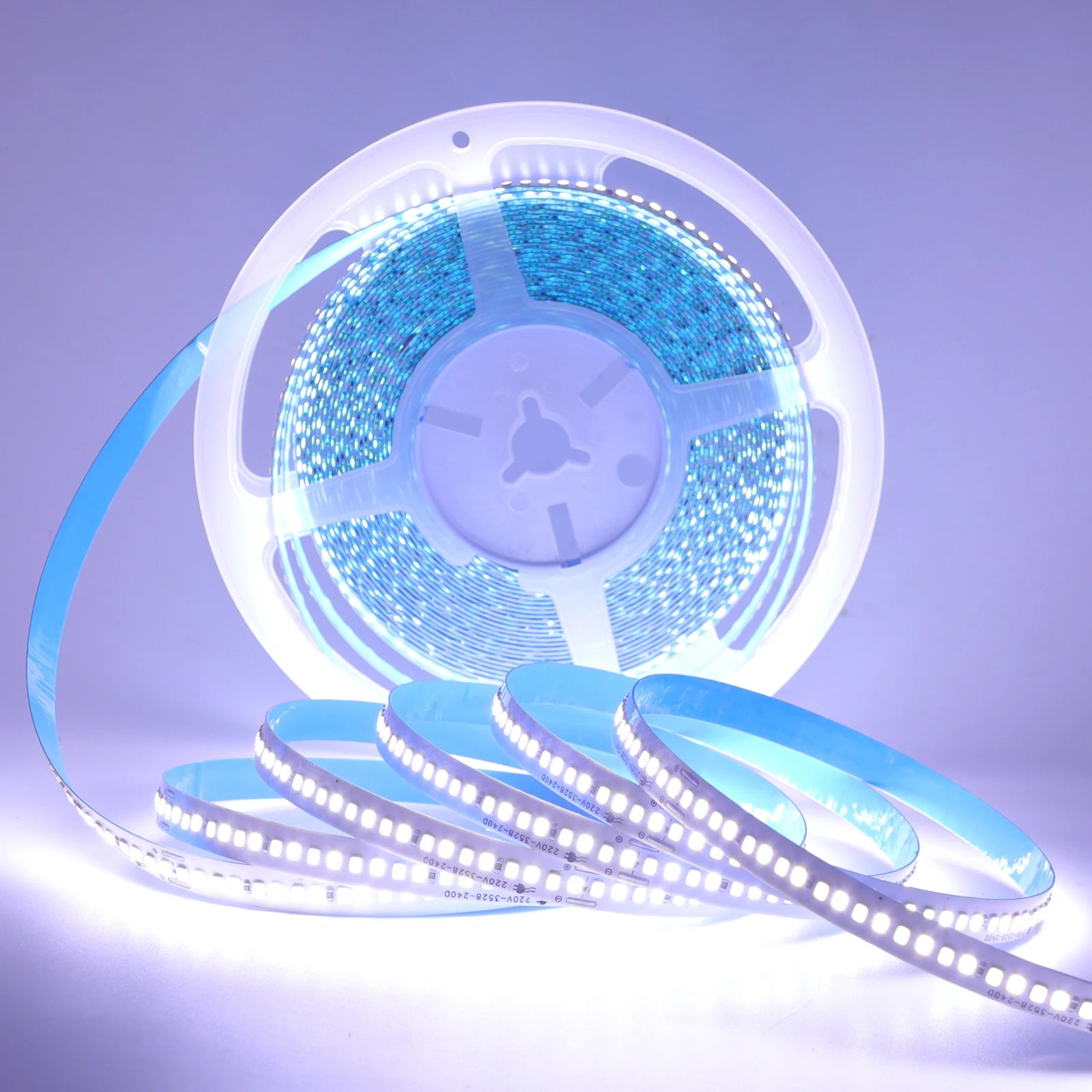 110V 220V LED Strip 2835 240LEDs/M Flexible 10CM Cuttable 5m 10m 15m 20m Soft Light Bar IP44 Waterproof Adhesive Tape Lamp