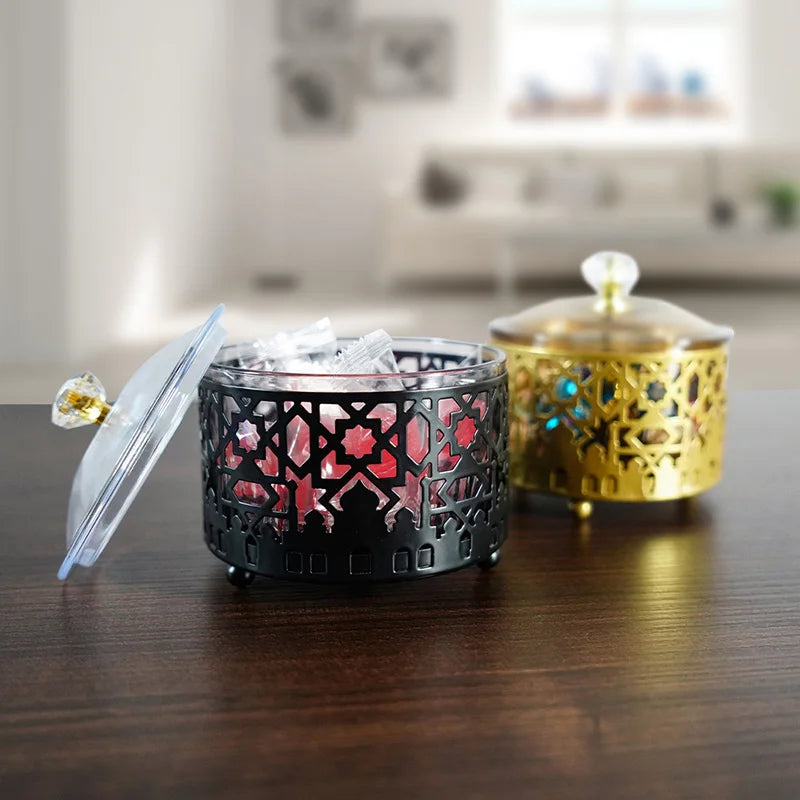 Ramadan Mubarak Trays Ramadan Decor 2026 Eid Mubarak Acrylic Snack Dishes Ornaments Islam Muslim Festival Party DIY Decoration